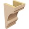 Ekena Millwork 6"W x 6"D x 12"H Wide Diane Rough Cedar Woodgrain TimberThane Corbel, Primed Tan CORUR06X06X12DIARCPR - alternate 2